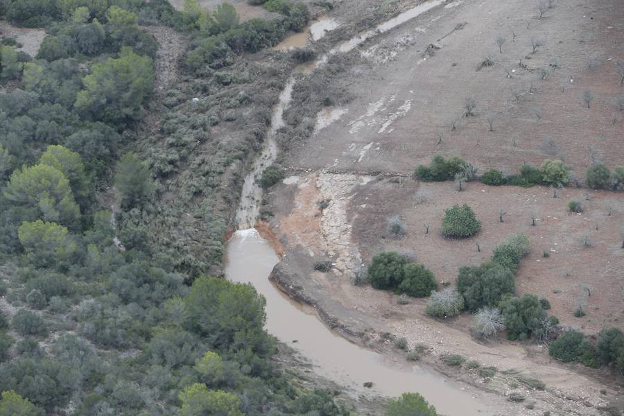 Los efectivos de la UME colaboran en las tareas de recuperación de las zonas afectadas por las inundaciones de Mallorca