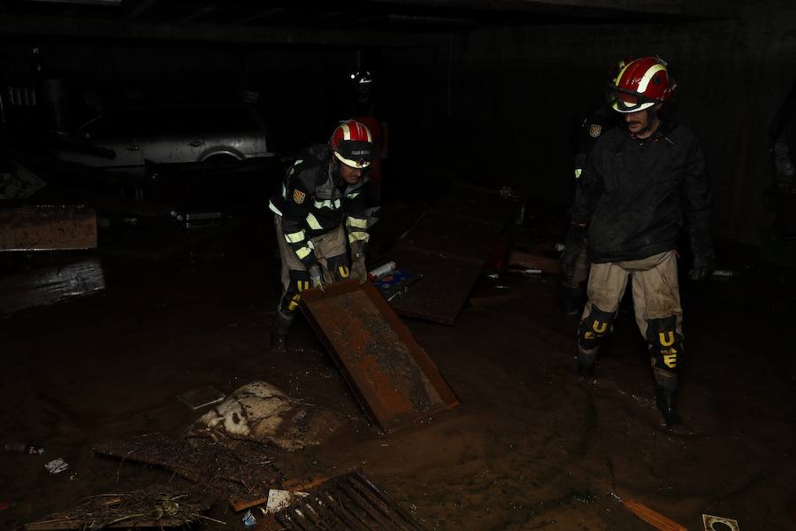 Los efectivos de la UME colaboran en las tareas de recuperación de las zonas afectadas por las inundaciones de Mallorca