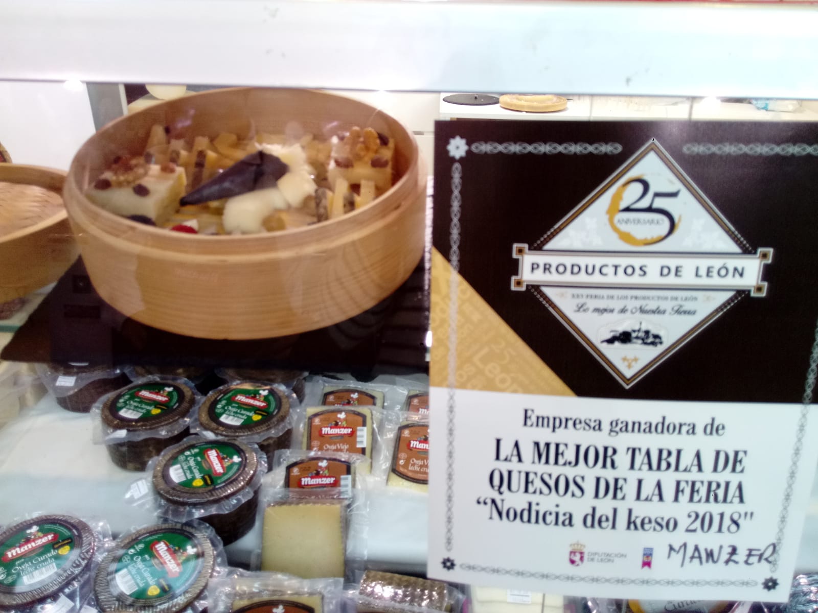 La Tabla de Quesos, denominado Premio Nodicia del Keso 2018, recayó en la tabla eleaborada por Quesos Manzer