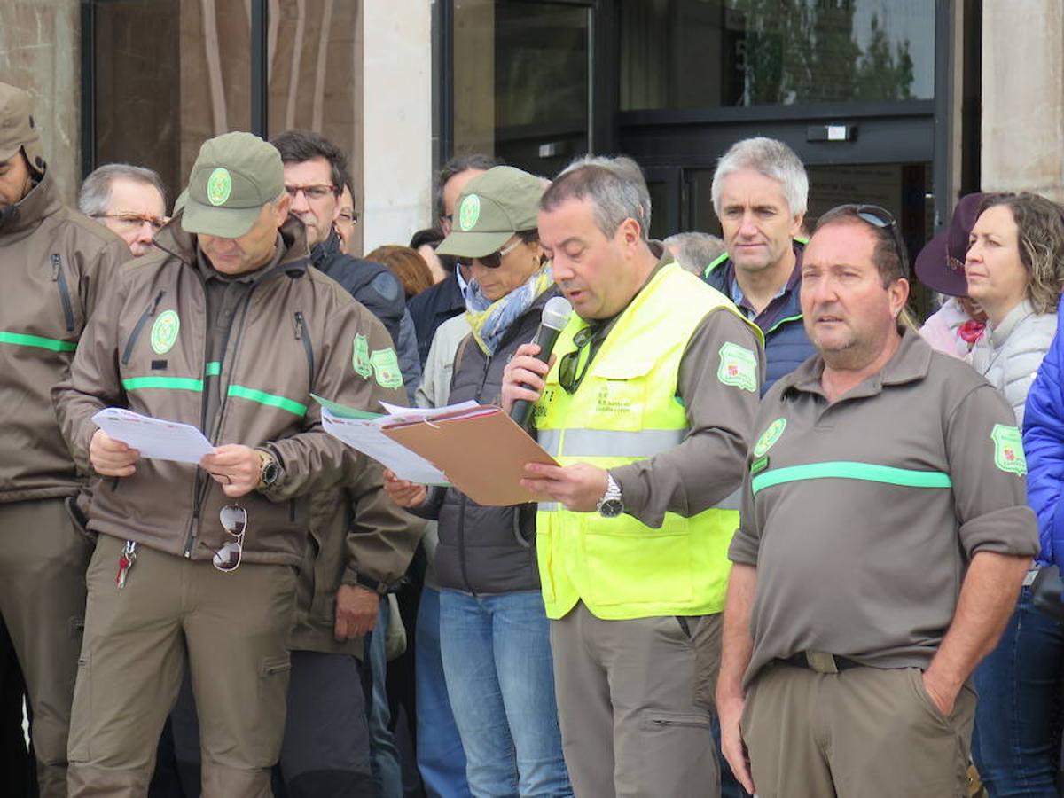 Fotos: Concentración de agentes forestales en León