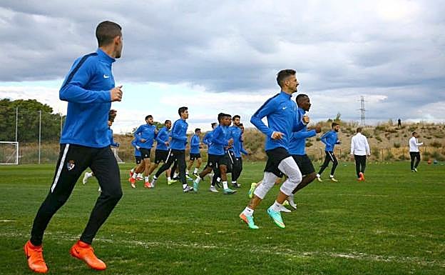 Entrenamiento de la Ponferradina.