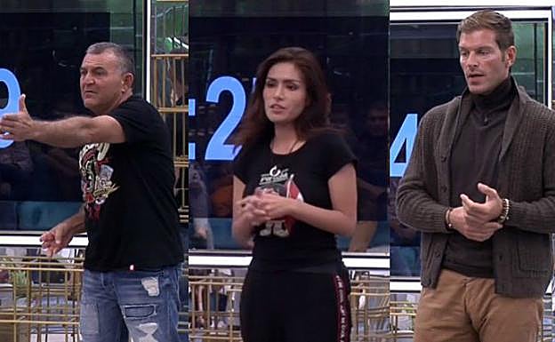 El Koala, Miriam Saavedra y Darek, de izquierda a derecha. 