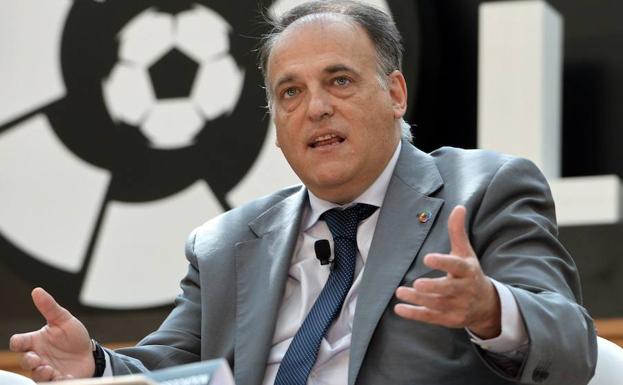 Javier Tebas, presidente de LaLiga. 