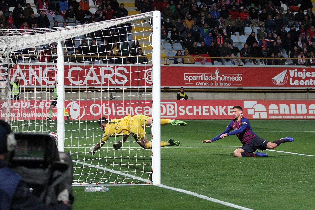 Cultural y FC Barcelona se miden en la Copa del Rey con el Reino de León como escenario.