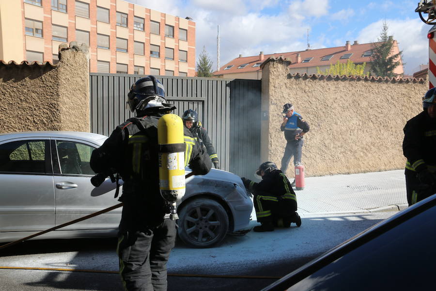 Al suceso, que se produjo sobre las 12.30 horas de este viernes, acudieron una dotación de Bomberos y varias patrullas de la Policía Local