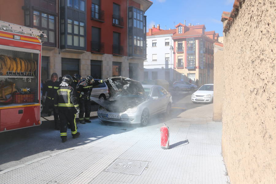 Al suceso, que se produjo sobre las 12.30 horas de este viernes, acudieron una dotación de Bomberos y varias patrullas de la Policía Local