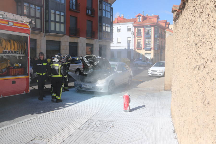 Al suceso, que se produjo sobre las 12.30 horas de este viernes, acudieron una dotación de Bomberos y varias patrullas de la Policía Local