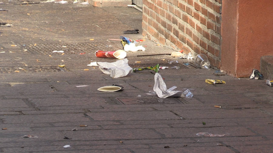 Fotos: La limpieza no madruga en León