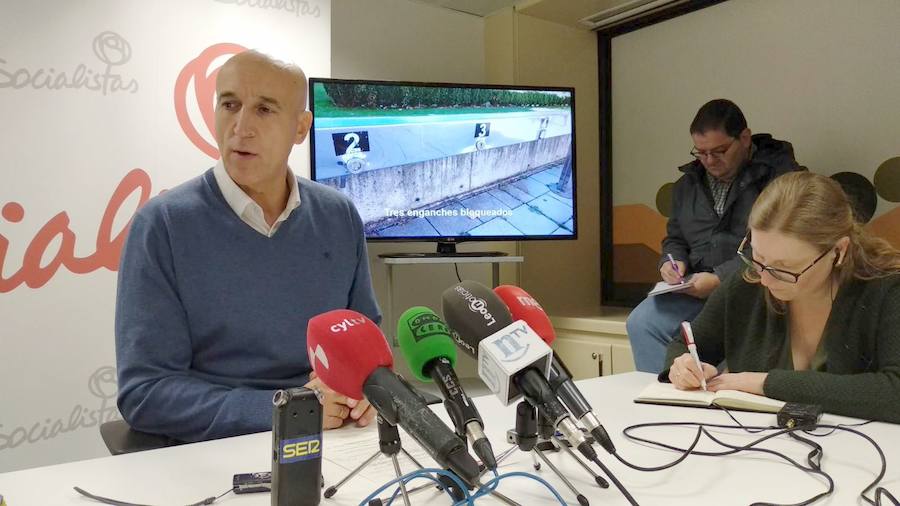 José Antonio Diez, durante la rueda de prensa. 