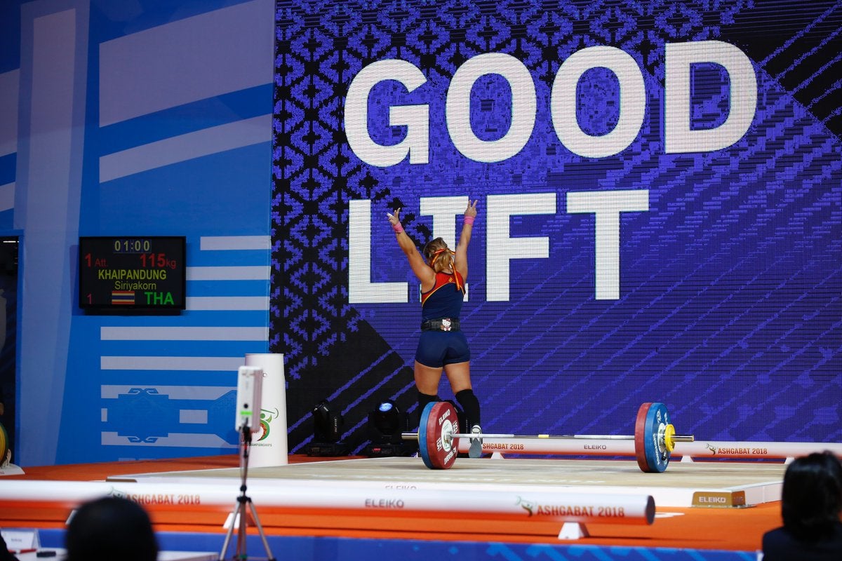 Fotos: Lydia Valentín, en el Campeonato del Mundo de Halterofilia de Turkmenistán