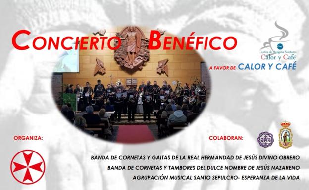 Las bandas de Semana Santa organizan un concierto solidario en favor de San Vicente de Paúl