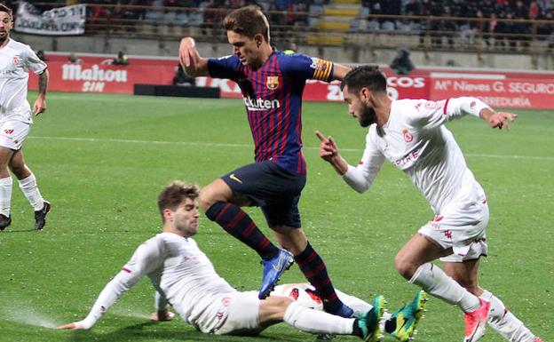 Iván González, ante el Barcelona.