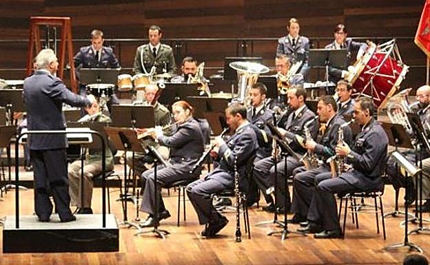 Imagen de archivo de un concierto de la Academia Básica del Aire.