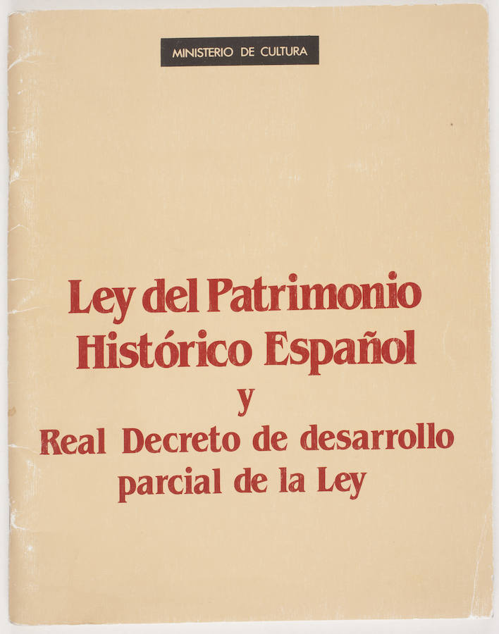 Ley 16/1985 de 25 de junio de Patrimonio Histórico Español Madrid.