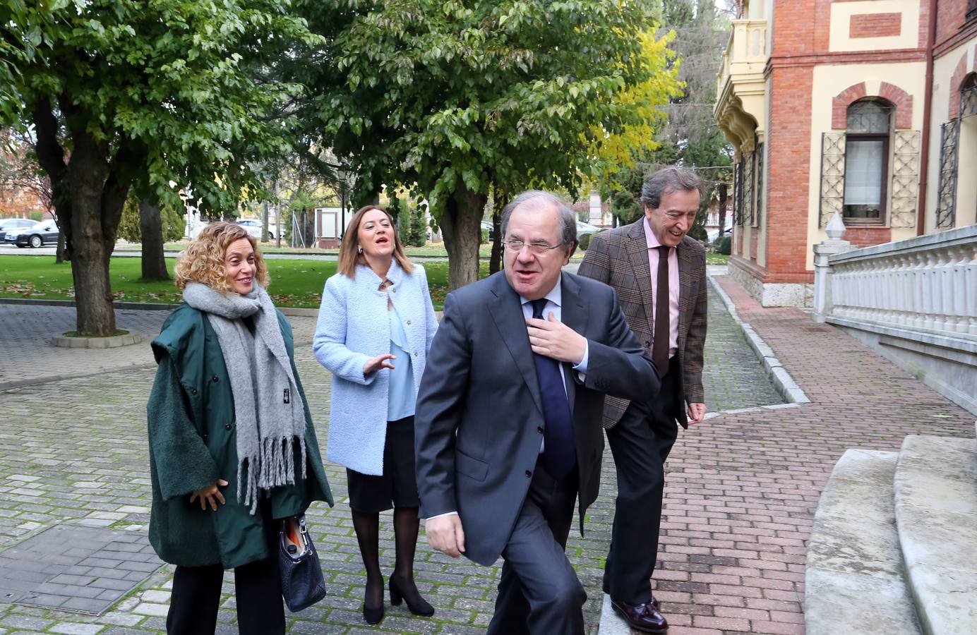 Fotos: Juan Vicente Herrera se reúne en Valladolid con la ministra de Política Territorial y Función Pública, Meritxell Batet