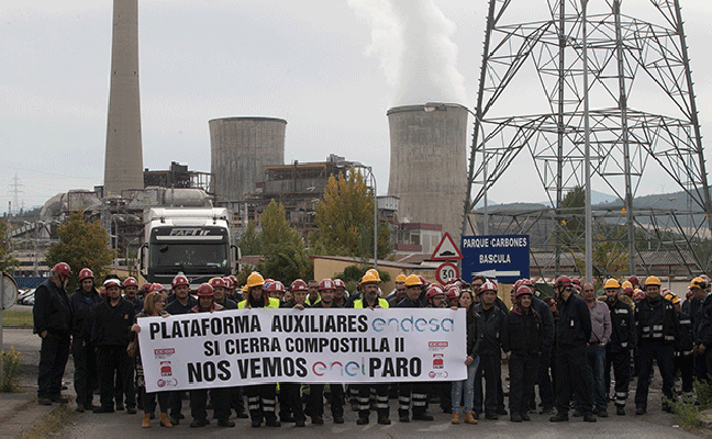 Las auxiliares de Compostilla solicitan reunirse con Endesa y estudian medidas «más contundentes»