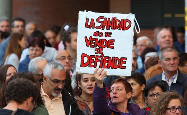 La Plataforma por la Sanidad Pública volverá a salir a la calle contra los «recortes»