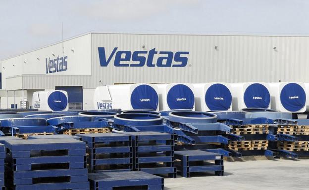 Imagen de la planta de Vestas en León.