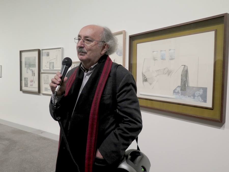 Fotos: Antonio Colinas, guía perfecto en el MUSAC