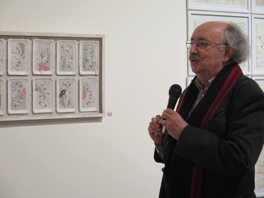 Fotos: Antonio Colinas, guía perfecto en el MUSAC