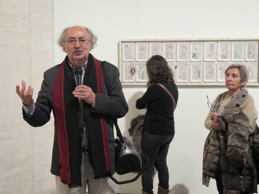Fotos: Antonio Colinas, guía perfecto en el MUSAC