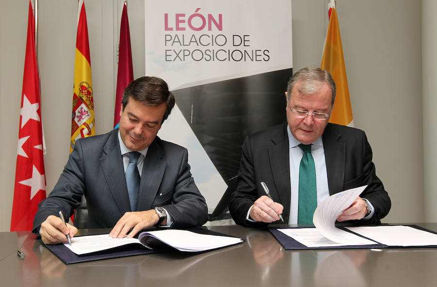 Fotos: Ayuntamiento de León e Ifema firman un convenio para la gestión del Palacio de Exposiciones