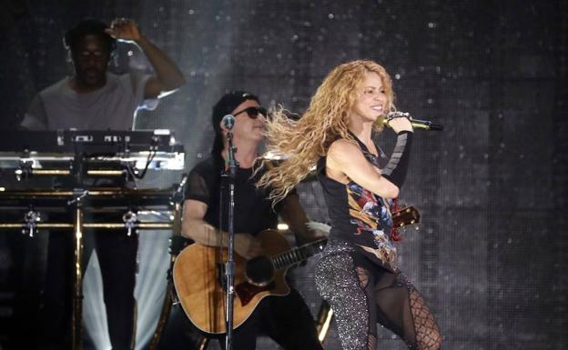 La cantante colombiana, Shakira.