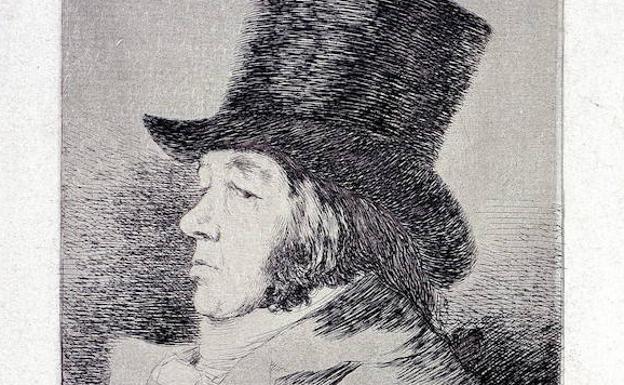 Autorretrato del pintor Francisco de Goya. 