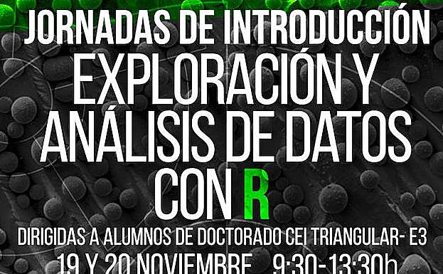 III jornadas formativas transversales específicas sobre exploración de datos con 'R'