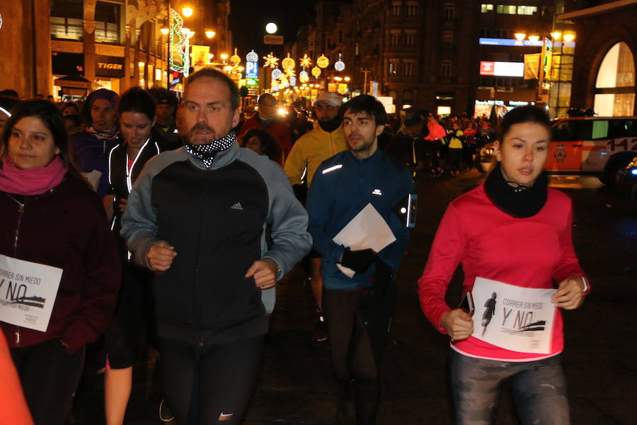 Fotos: Carrera de protesta por el asesinato de Laura Luelmo