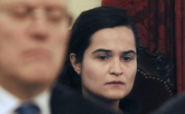 Triana Martínez durante el juicio. 