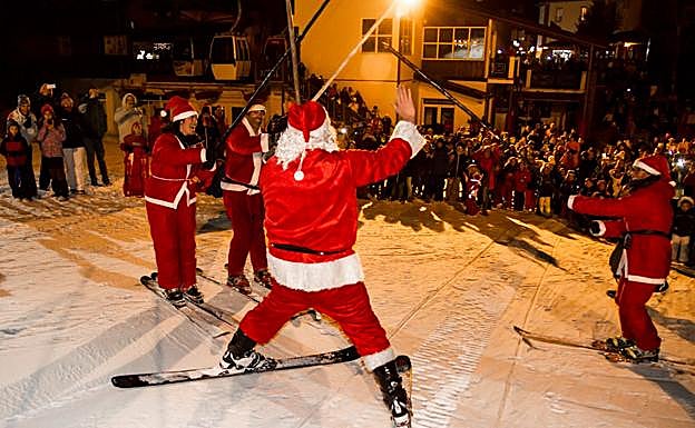 La visita de Papá Noel es el primer gran evento navideño