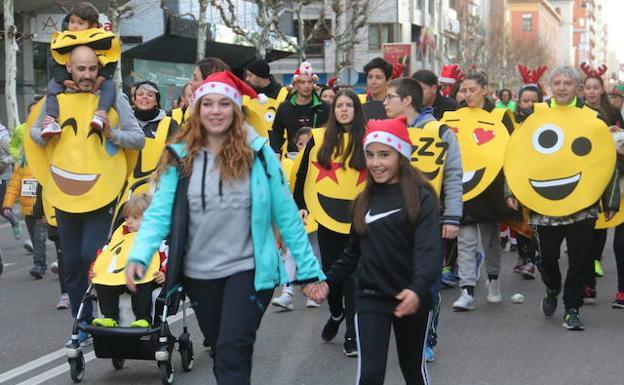 Una de las ediciones de la San Silvestre de León.