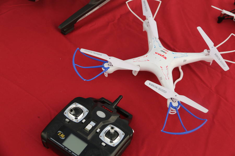 Fotos: Los drones protagonistas de la Navidad en Valverde de la Virgen