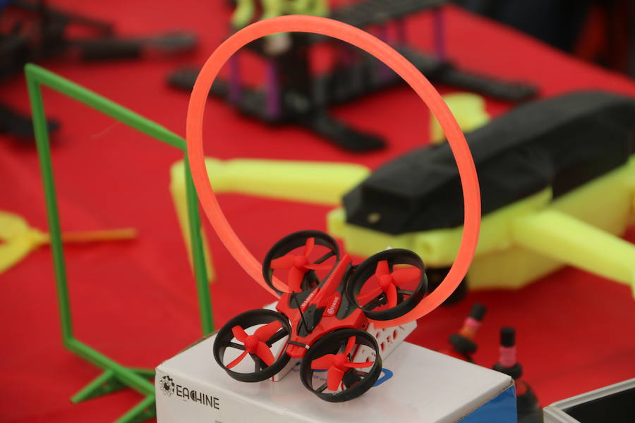 Fotos: Los drones protagonistas de la Navidad en Valverde de la Virgen