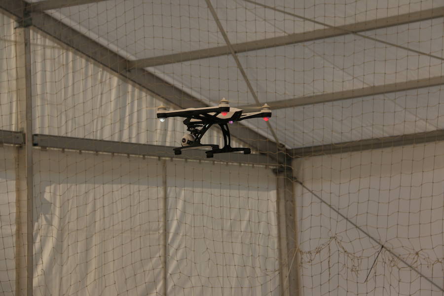 Fotos: Los drones protagonistas de la Navidad en Valverde de la Virgen