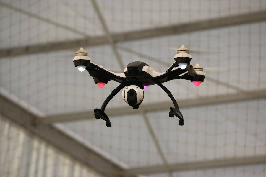 Fotos: Los drones protagonistas de la Navidad en Valverde de la Virgen