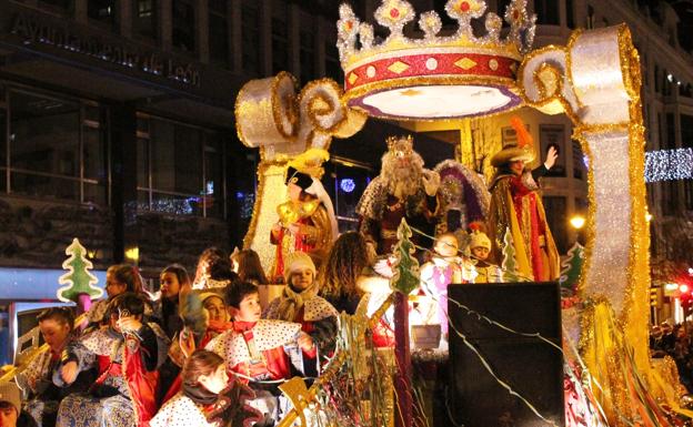 Imagen de los Reyes Magos en la última Cabalgata.