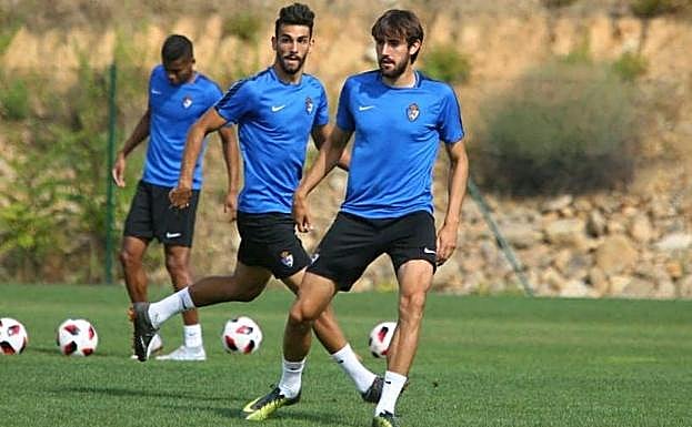Entrenamiento de la Ponferradina.