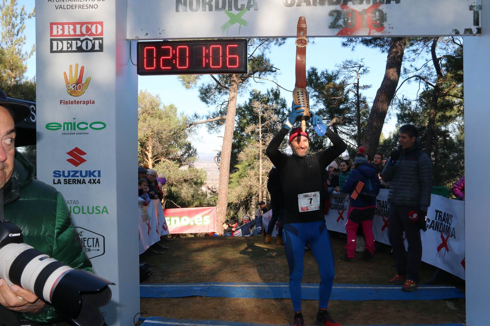 Imágenes de la llegada de la Transcandamia 2019