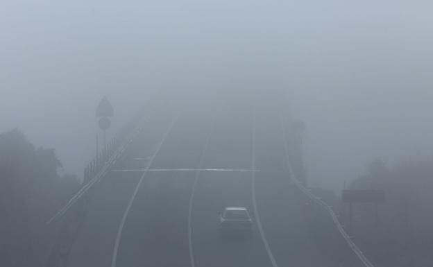 Niebla en la comarca del Bierzo.