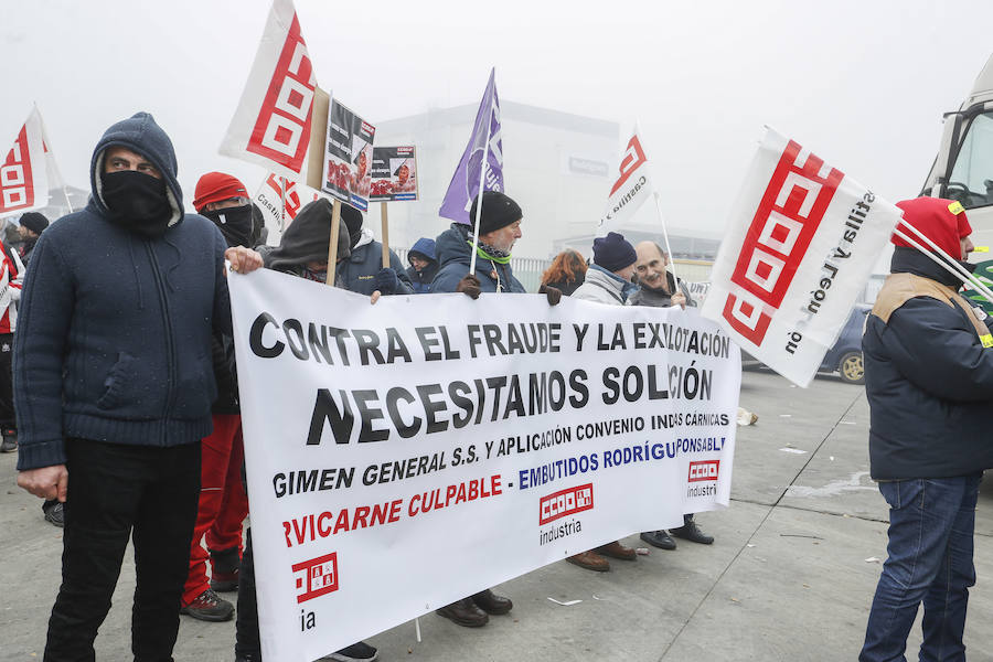 Fotos: Huelga en Embutidos Rodríguez