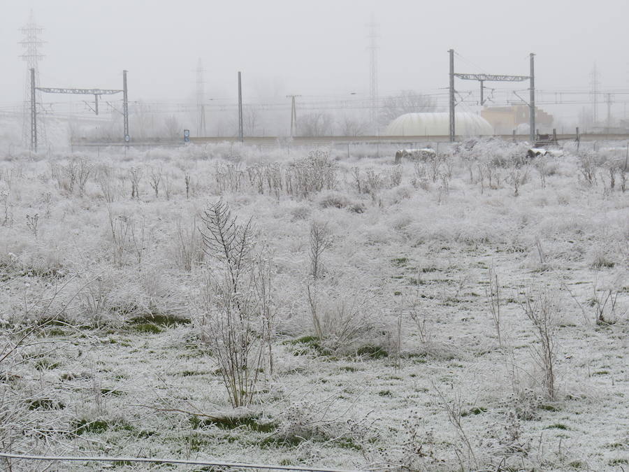 Fotos: Imágenes de la helada en León