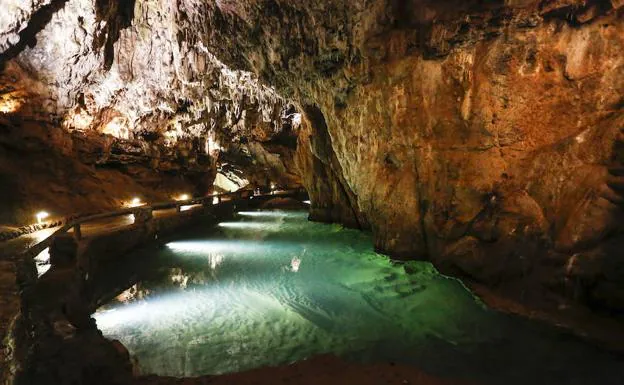 Imagen del interior de la cueva. 