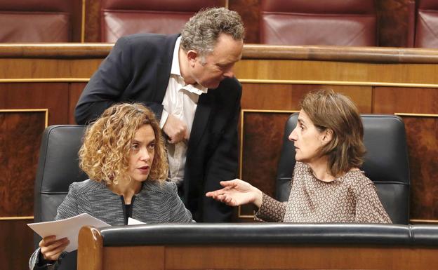 Teresa Ribera, durante la sesión de este martes.