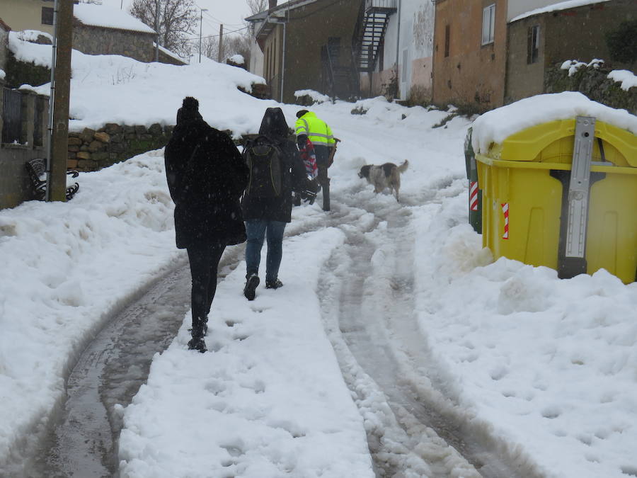 Fotos: León, bajo la nieve... y la lluvia