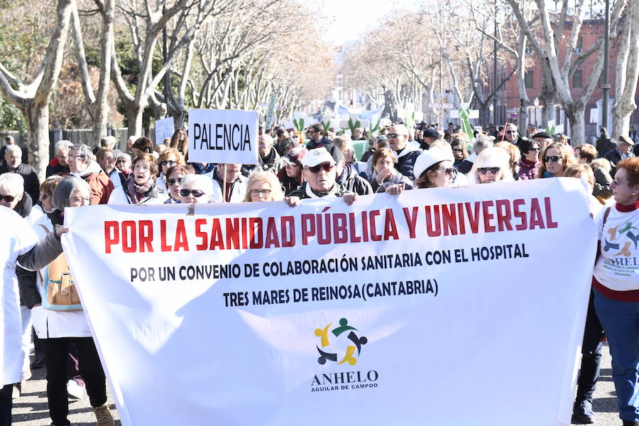 Fotos: Manifestación en Valladolid en defensa de la sanidad pública de Castilla y León