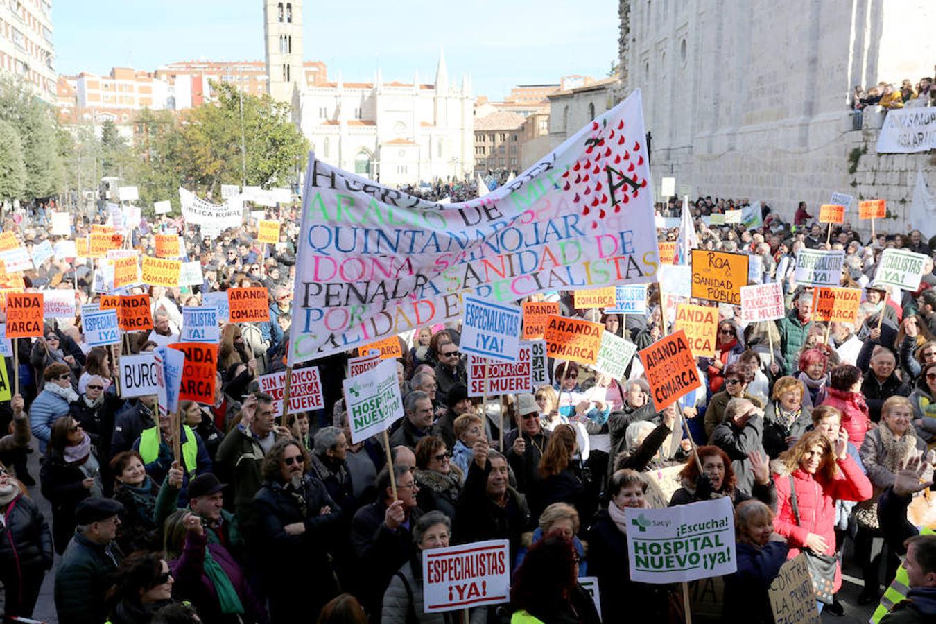 Fotos: Manifestación en defensa de la sanidad pública