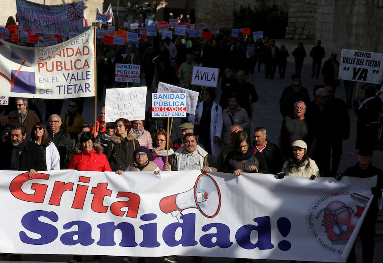 Fotos: Manifestación en defensa de la sanidad pública