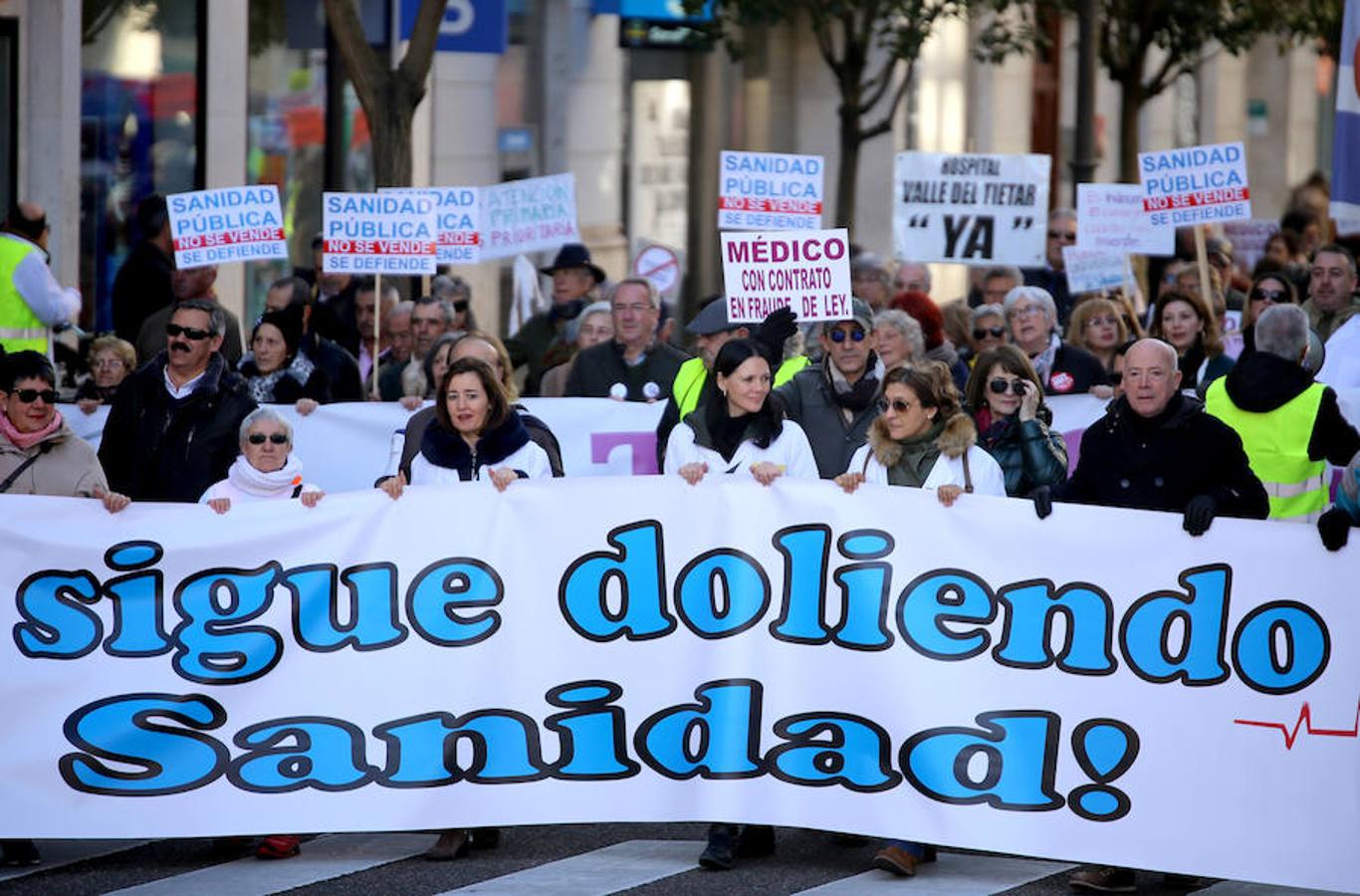 Fotos: Manifestación en defensa de la sanidad pública